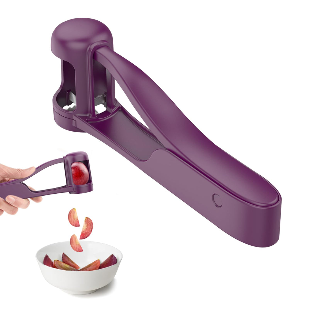 🔥LAST DAY BUY 1 GET 1 FREE - Professional Grape Cutter & Small Fruit Slicer Tool