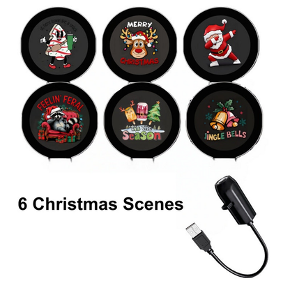 🔥BUY 1 GET 1 FREE!🔥Plug‑and‑Play HD Holiday Projector, Multi‑Scene Projection Light for Christmas, Halloween & Faith‑Themed Decor
