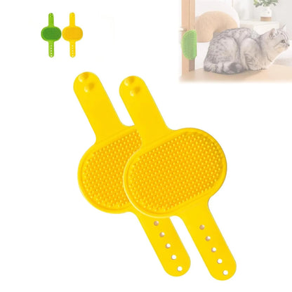 🔥Flash Sale⚡ Cat Self-Grooming Strap: Brush, Massage & De-Shed in One