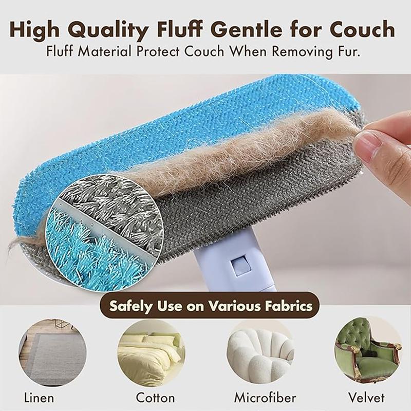 🔥BUY 1 GET 1 FREE!🔥Upgraded Reusable Pet Hair Remover Brush – Extra-Long Handle Lint Cleaner for Dog & Cat Hair