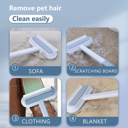 🔥BUY 1 GET 1 FREE!🔥Upgraded Reusable Pet Hair Remover Brush – Extra-Long Handle Lint Cleaner for Dog & Cat Hair