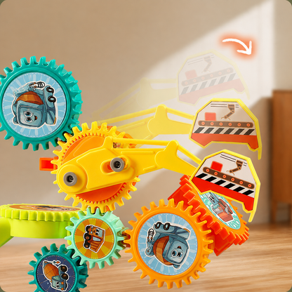 Motorized Gear Building Blocks Set