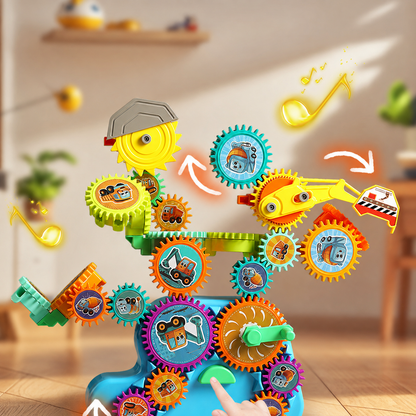Motorized Gear Building Blocks Set
