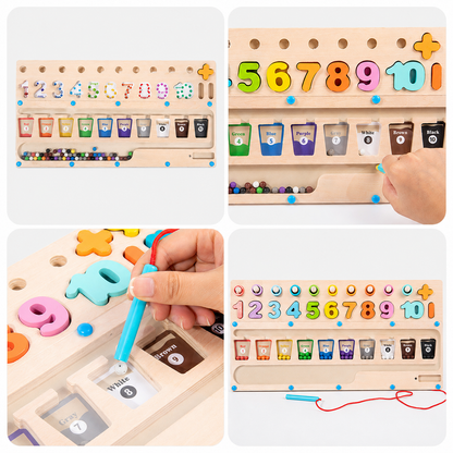 Montessori Wooden Learning Activity Board