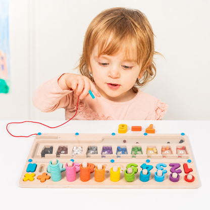 Montessori Wooden Learning Activity Board