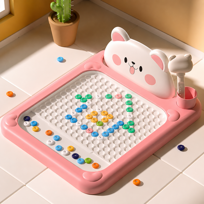 Magnetic Bead Drawing Board for Kids