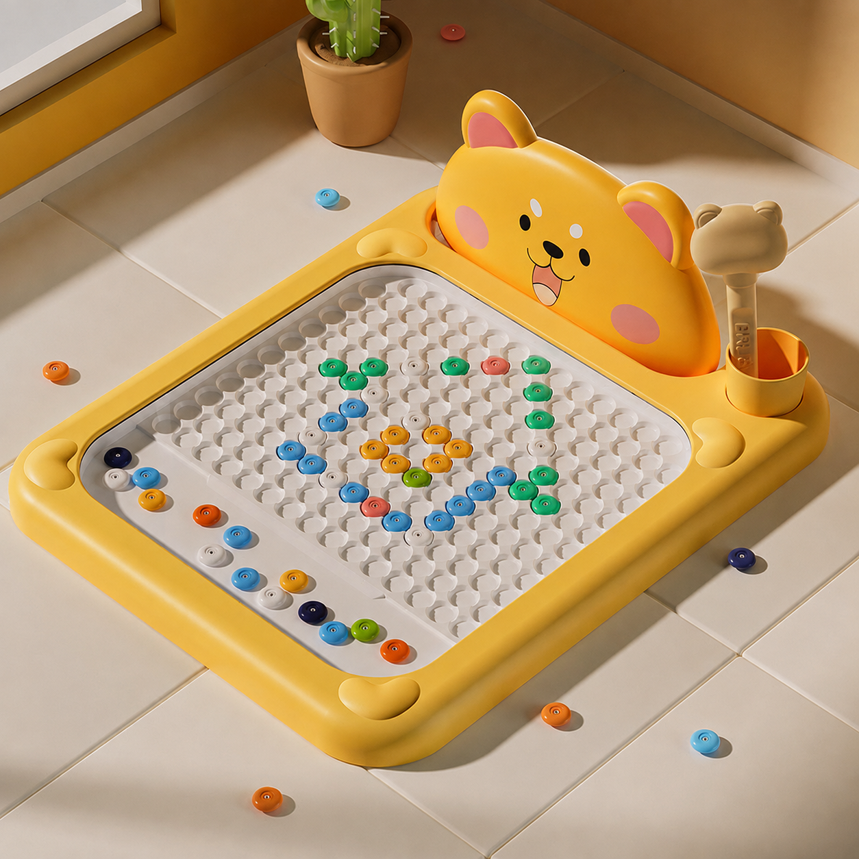 Magnetic Bead Drawing Board for Kids