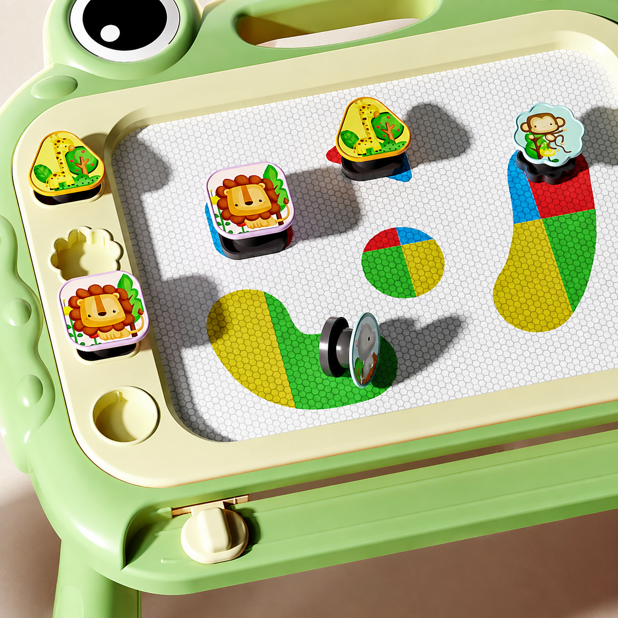8-Color Magnetic Drawing Board for Kids