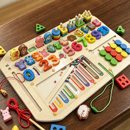 Montessori Wooden Learning Activity Board