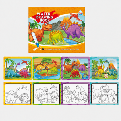 Reusable Magic Water Coloring Book for Kids