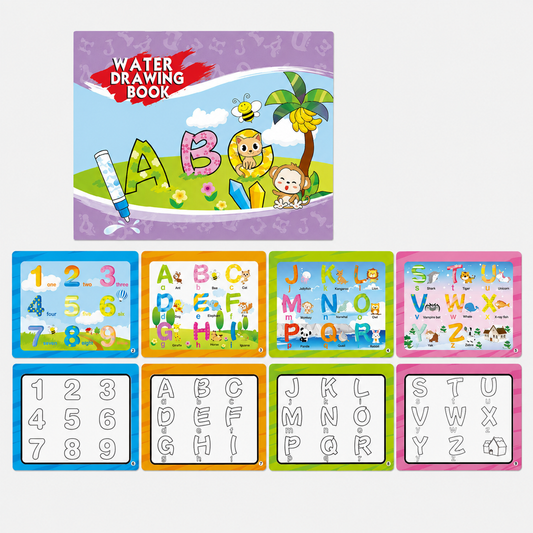 Reusable Magic Water Coloring Book for Kids