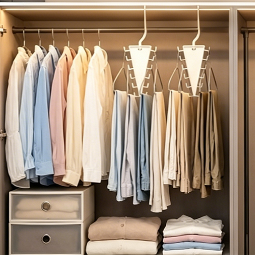 🔥LAST DAY BUY 1 GET 1 FREE👕Multifunctional Triangle Closet Organizer